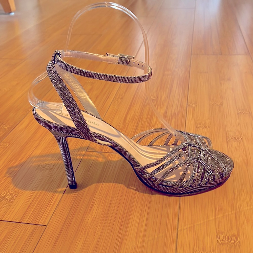 Kate Spade Florence Strappy Glitter Heels